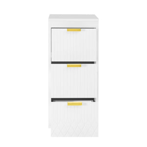Modern Wall Mounted Floating Cabinet With Drawers For Bathroom