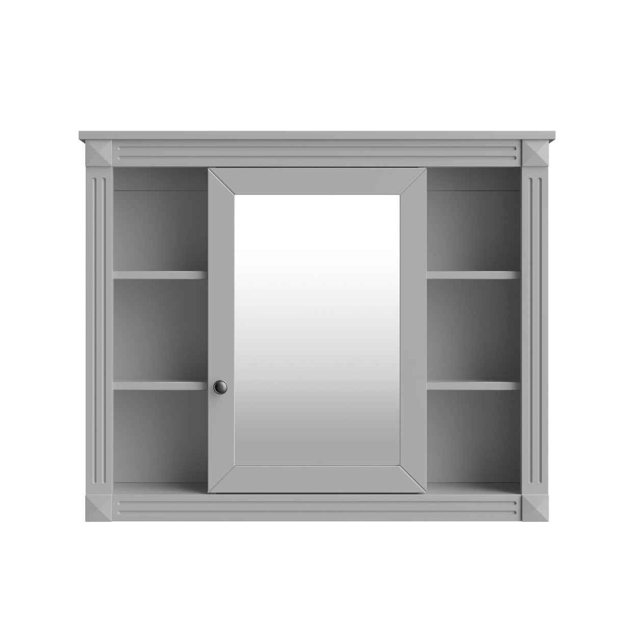 Bathroom Vanity With Top Sink, Mirror Cabinet, 2 Soft Closing Doors & 2 Drawers