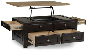 Drazmine - Lift Top Cocktail Table - Brown - Best Buy Furniture