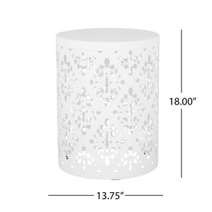 Outdoor Metal Modern Design End Table