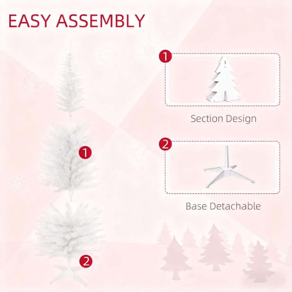 Slim Christmas Tree with Realistic Branches