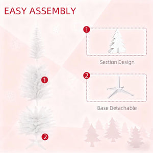 Slim Christmas Tree with Realistic Branches