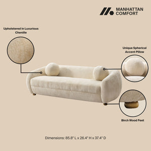 Tribeca 86" Chenille Sofa