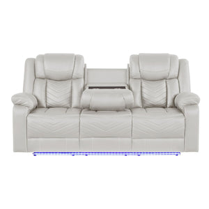 Challenger - LED Power Recliner Sofa