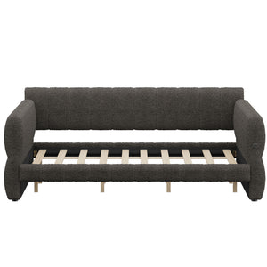 Upholstered Platform Bed With USB Charging