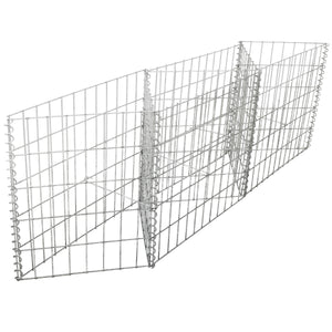 Galvanized Steel Gabion Basket with 3 Compartments