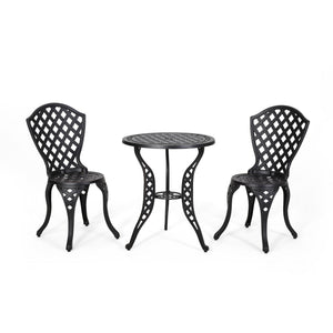 Bono Metal Bistro Set - Black - Best Buy Furniture