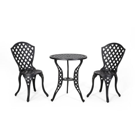 Bono Metal Bistro Set - Black - Best Buy Furniture