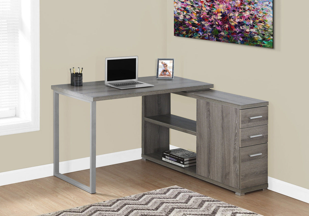 Computer Desk, Home Office, Corner, Left, Right Set - Up, Storage Drawers, L Shape, Laptop, And Contemporary & Modern - Best Buy Furniture