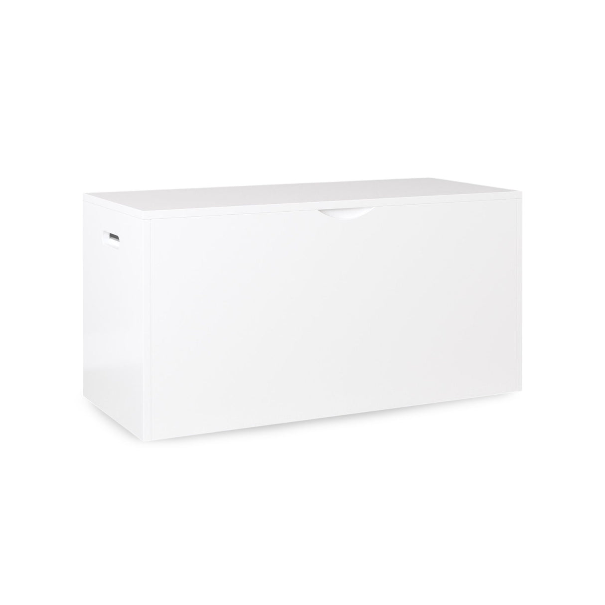 Toy Storage Organizer With Rolling Drawer, Chest With Wheels, Large Pull Out Bin For Nursery - White