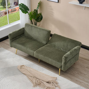 Luxury Foldable Double Sofa Bed With Folding Armrests