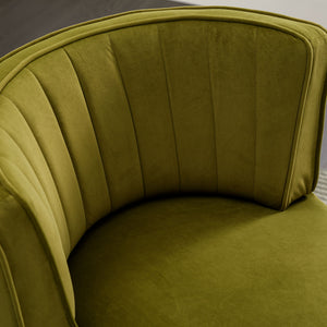 360 Degree Swivel Cuddle Barrel Accent Sofa Chair