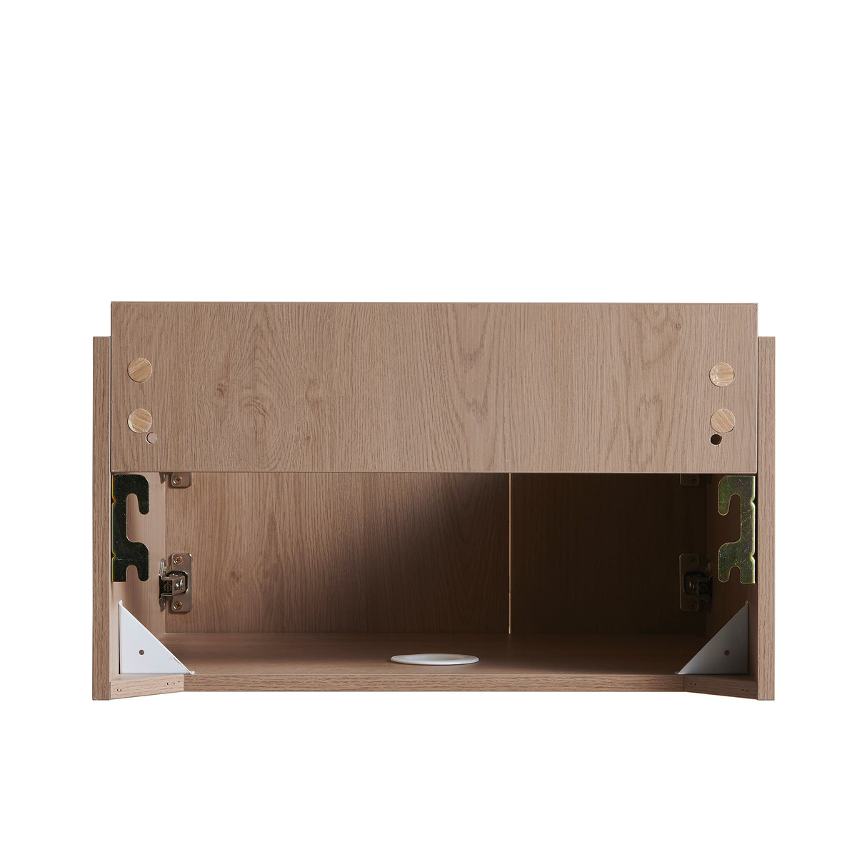 24" MURI Heidelberg Woodgrain Plywood Cabinet with 2 Doors