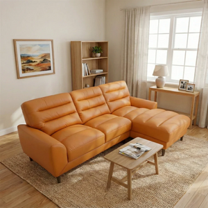 Clarion Genuine Leather Sectional