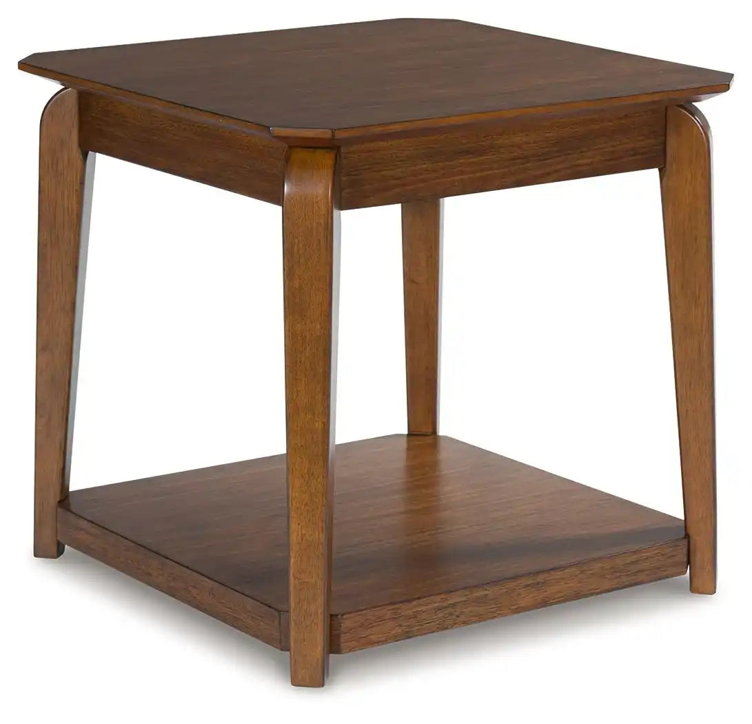 Trenmour - Square End Table - Medium Brown - Best Buy Furniture