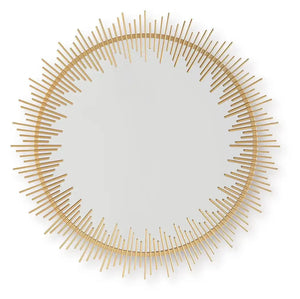 Wainport - Accent Mirror - Gold Finish - Best Buy Furniture