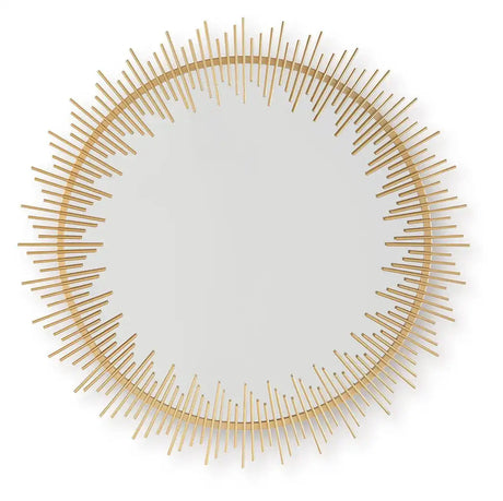 Wainport - Accent Mirror - Gold Finish - Best Buy Furniture