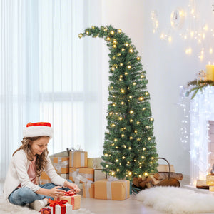 HOMCOM 5 ft Prelit Whimsical Christmas Tree