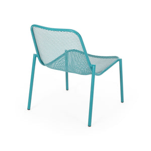 Kincaid Outdoor 3-Piece Conversation Set with Iron Frame - Teal