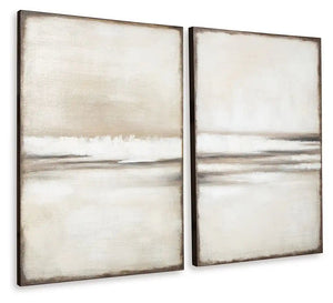 Brockdunn - Wall Art Set (Set of 2) - Tan / Brown - Best Buy Furniture
