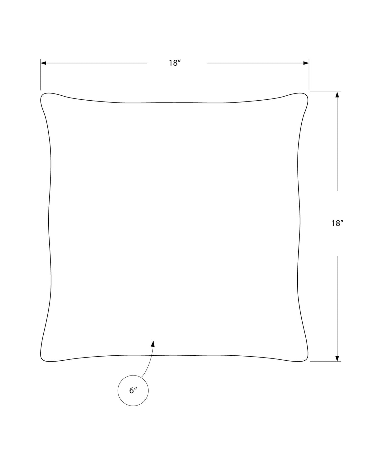Pillows, Square, Insert Included, Decorative Throw, Hypoallergenic - Best Buy Furniture