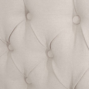 Cumulus - Fully Upholstered Fabric Queen Bed Set - Ivory