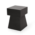 Outdoor Side Table, Patio End Table - Black - Best Buy Furniture