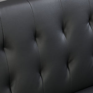 Comfortable Futon Sofa Bed - Black