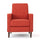 Mid-Century Modern Recliner With Button Tufted Waffle Stitch - Best Buy Furniture