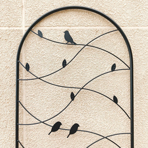 2 Pack Metal Garden Trellis 71" x 19.7" Rustproof Outdoor Plant Support