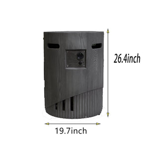 32000 BTU Round Outdoor Gas Fire Pit