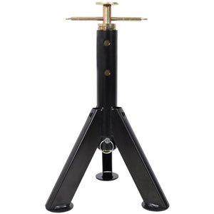 RV Adjustable Telescoping Stabilizer Jack Stand Supports Stabilizer, 16" To 30" (Set of 2) - Black
