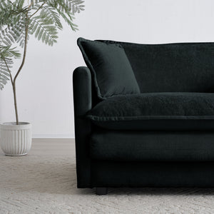 Chenille Fabric Ottomans Footrest to Combine with Sofas