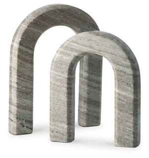 Keithton - Sculpture Set (Set of 2) - Taupe - Best Buy Furniture