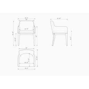 Gansevoort - Dining Armchair