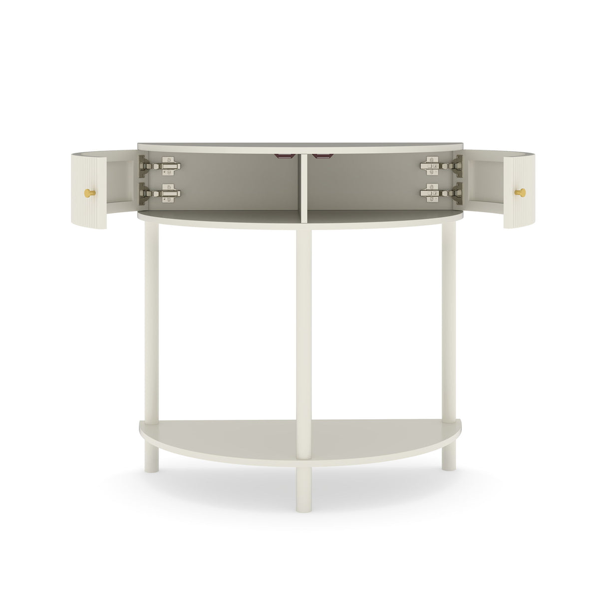 Demi Lune - Console Table With 2 Storage Drawers