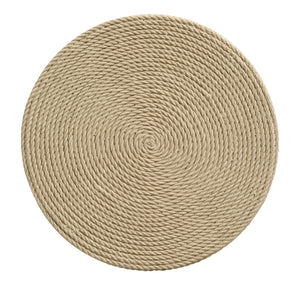 Simulated Rattan MGO Side Table – Versatile Indoor & Outdoor Accent