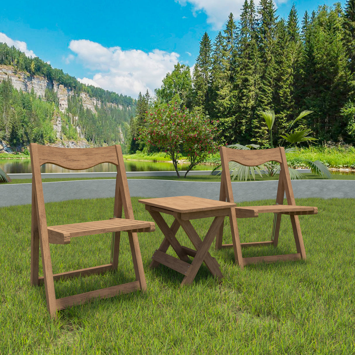 HIPS Material Outdoor Bistro Set