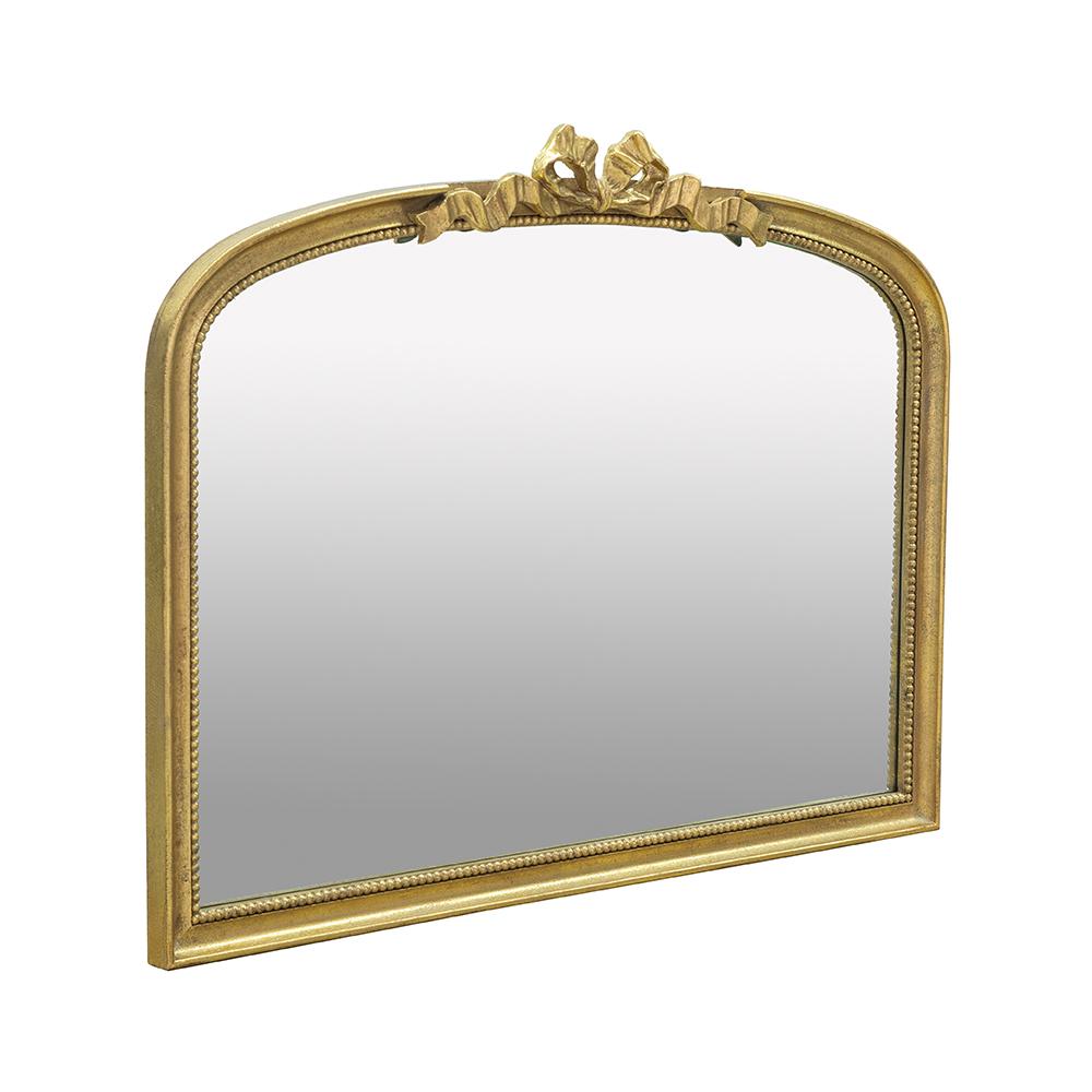 40x1.5x30" Arched Wall Mirror with Ornate