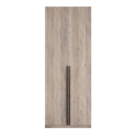 Lee - Free Standing Wardrobe Closet With Drawers And Shelves