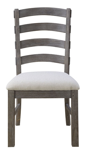 Upholstered Dining Chairs (Set of 2) - Brown - Wood
