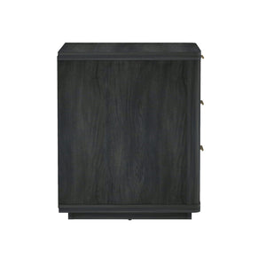 Evelyn - Nightstand With 3 Drawers, Smooth Rounded Edges