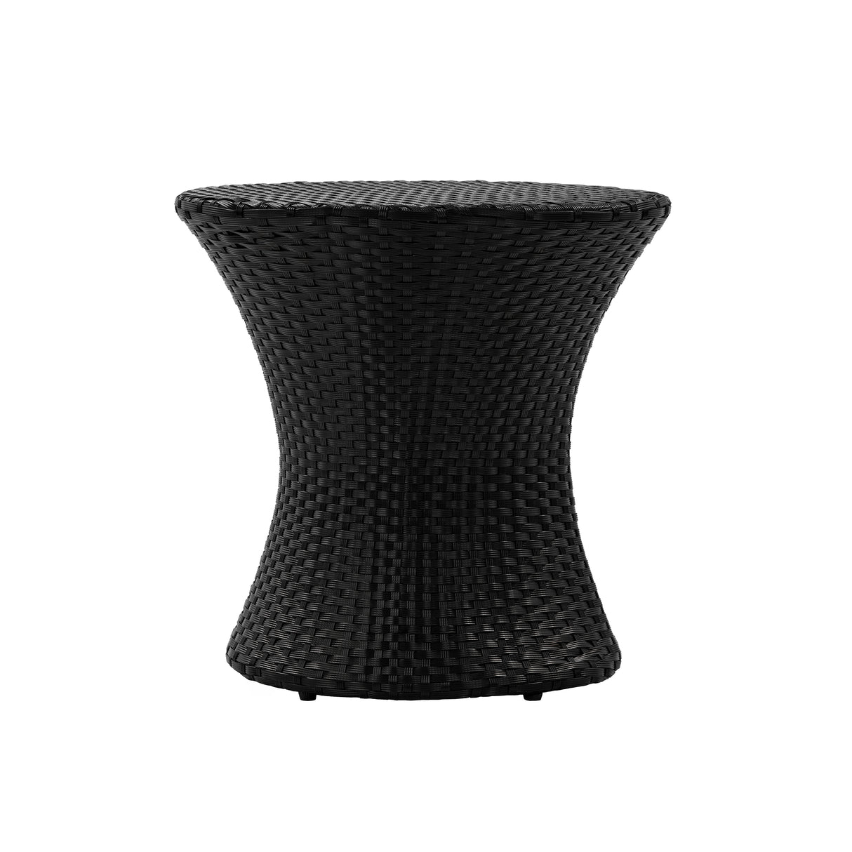 KONO Hourglass Rattan Table with No Glass Top