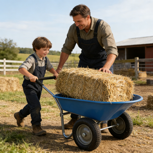 Two Wheeled Trolley Wheel Barrow