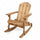 Outdoor Adirondack Rocking Chair With Hand Crafted Details - Best Buy Furniture