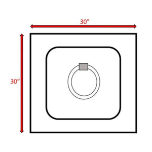 Reinforced - Propane / Gas Fire Pit Table