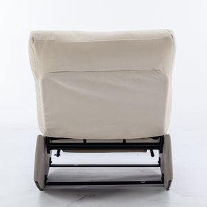 Modern Rocking Chair Recliner, Comfy Rocker Nursery Chair With Footrest, Accent Reading Chair, Upholstered Lounge Chair For Relaxing, Resting, Soft Padded Rocker For Indoor Living Room Bedroom