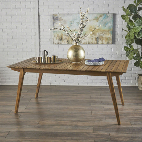 Outdoor Dining Table & Frame - Teak - Best Buy Furniture