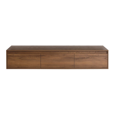 Modern Minimalist Bathroom Cabinet With Soft Close Drawers And Floating Mounting Design