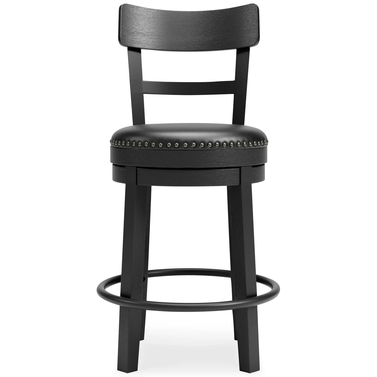 Valebeck - Full Back Swivel Stool - Best Buy Furniture